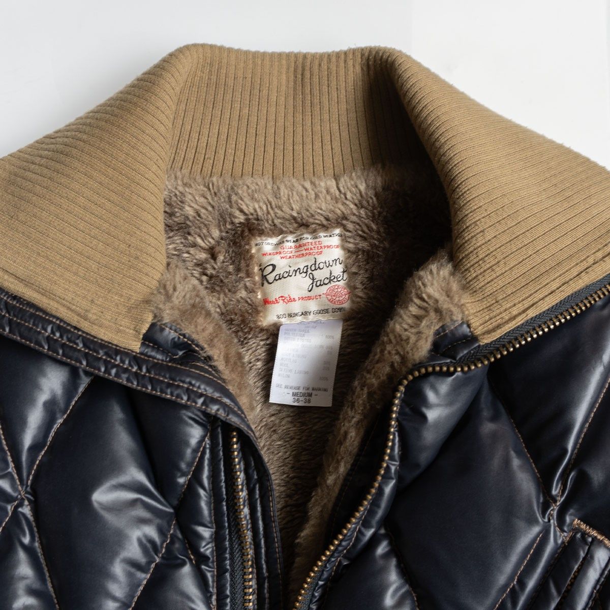 美品】westride【 キルティング レーシング ダウンベスト】M ウエスト  