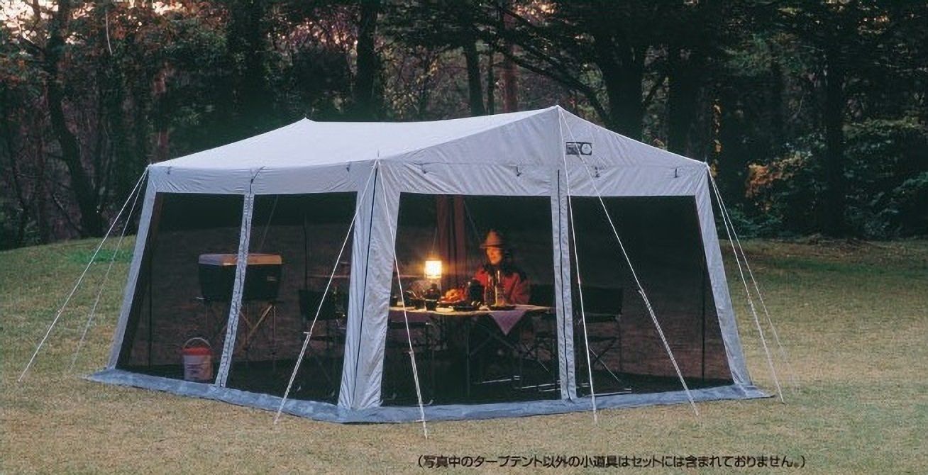 6人用 M-8717 ラニーメッシュ サンシェルター タープ テント S