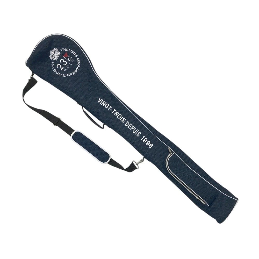 23区GOLF ニジュウサンクゴルフ クラブケース ネイビー系