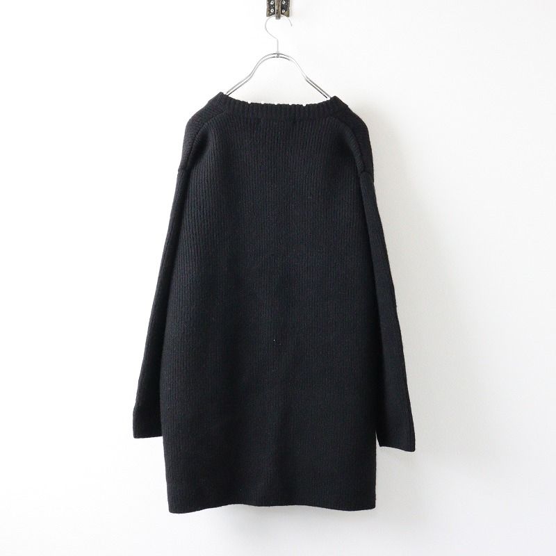 ツルバイマリコオイカワJudith ブラックカーディガンパール