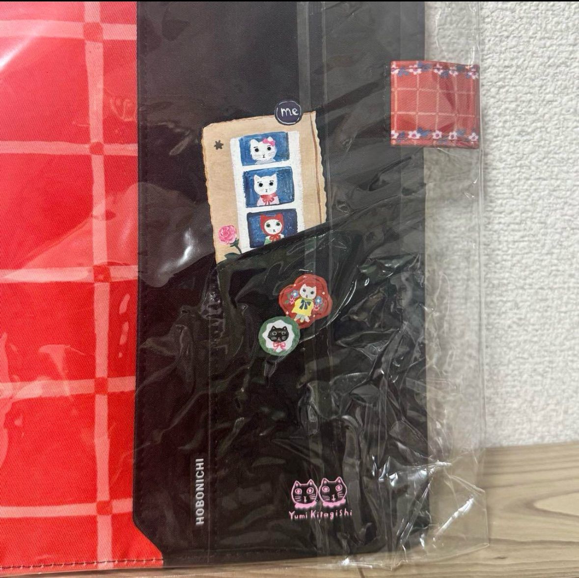 ほぼ日手帳カバー A5カズン サイズ 北岸由美 しろねこのまいにち