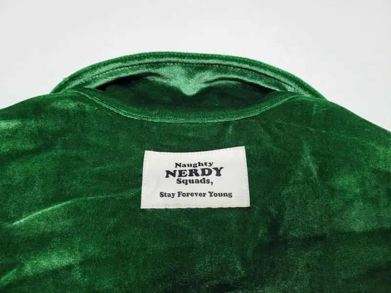 NERDY(ノルディ) 緑 ベルベットジャージ トレーニング