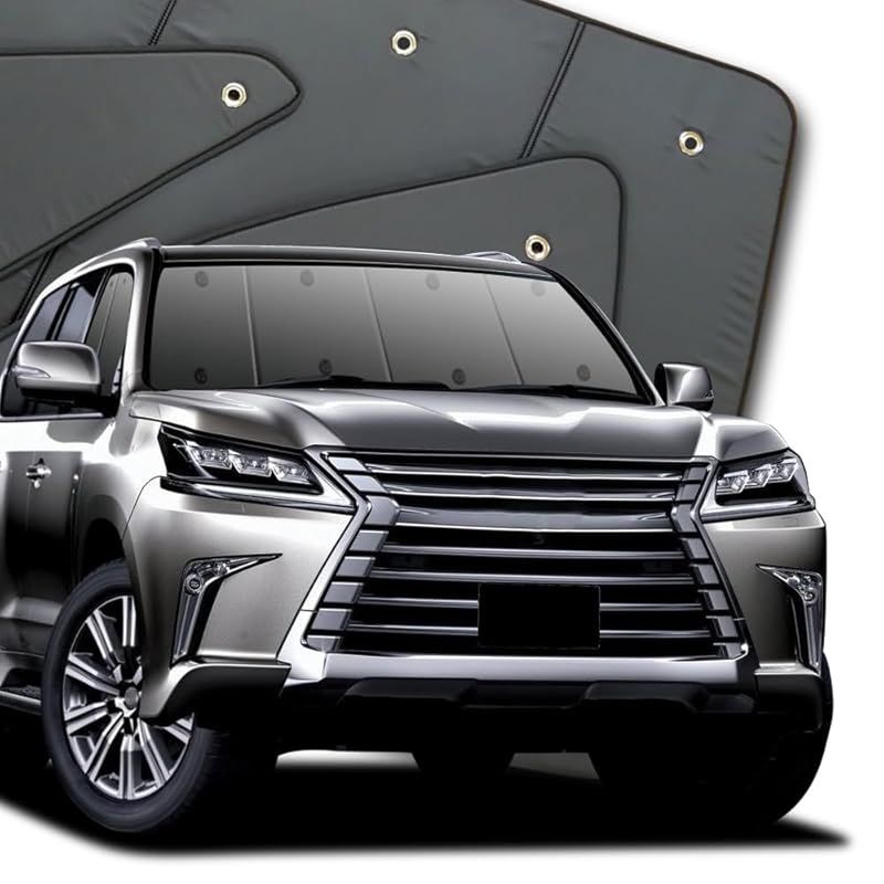 趣味職人 プライバシー サンシェード 車 レクサス LX 570 URJ201W 型 フロント カーテン 車中泊 グッズ 対応 01s-a042-fu 0