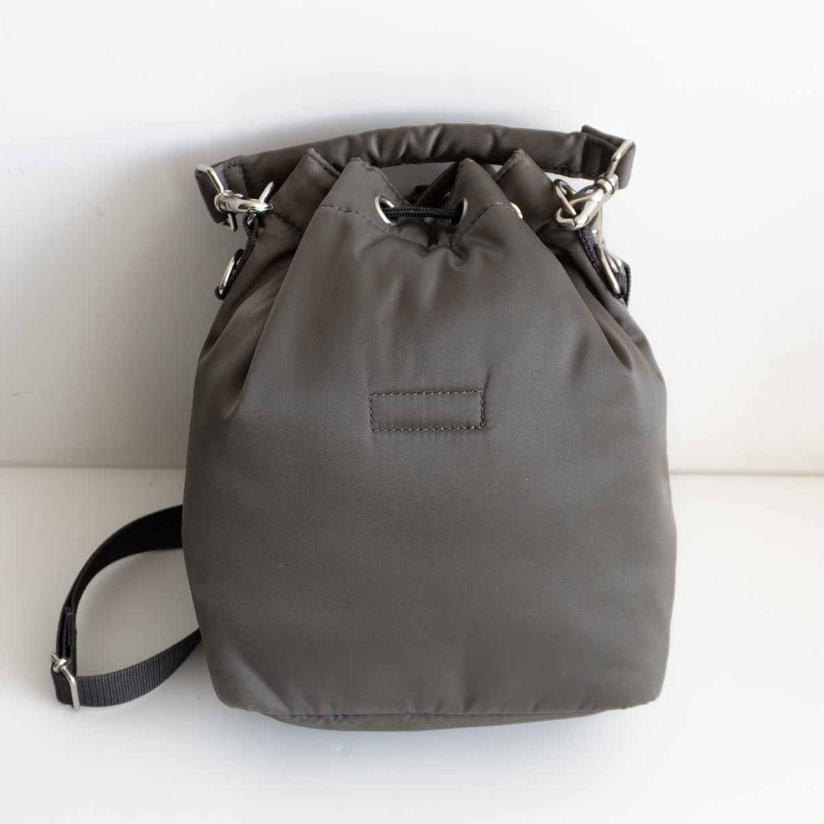 人気 PORTER タンカー 2way balloonsac ポーター バルーンサック ショルダーバッグ ナイロン シルバーグレー TANKER BAG 25090723