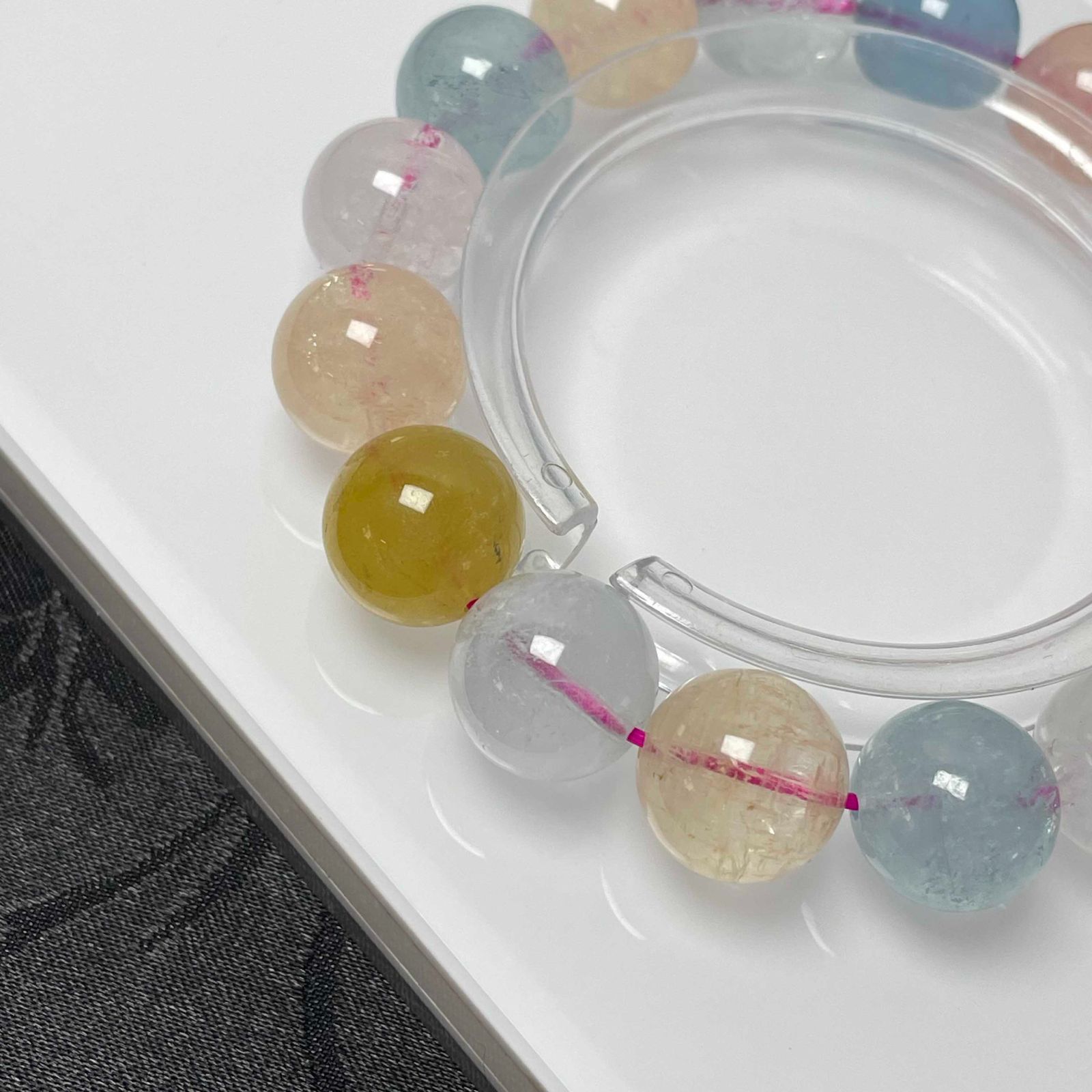 綺麗 EU製 ☆モルガナイト ブレスレット☆ブレスレット