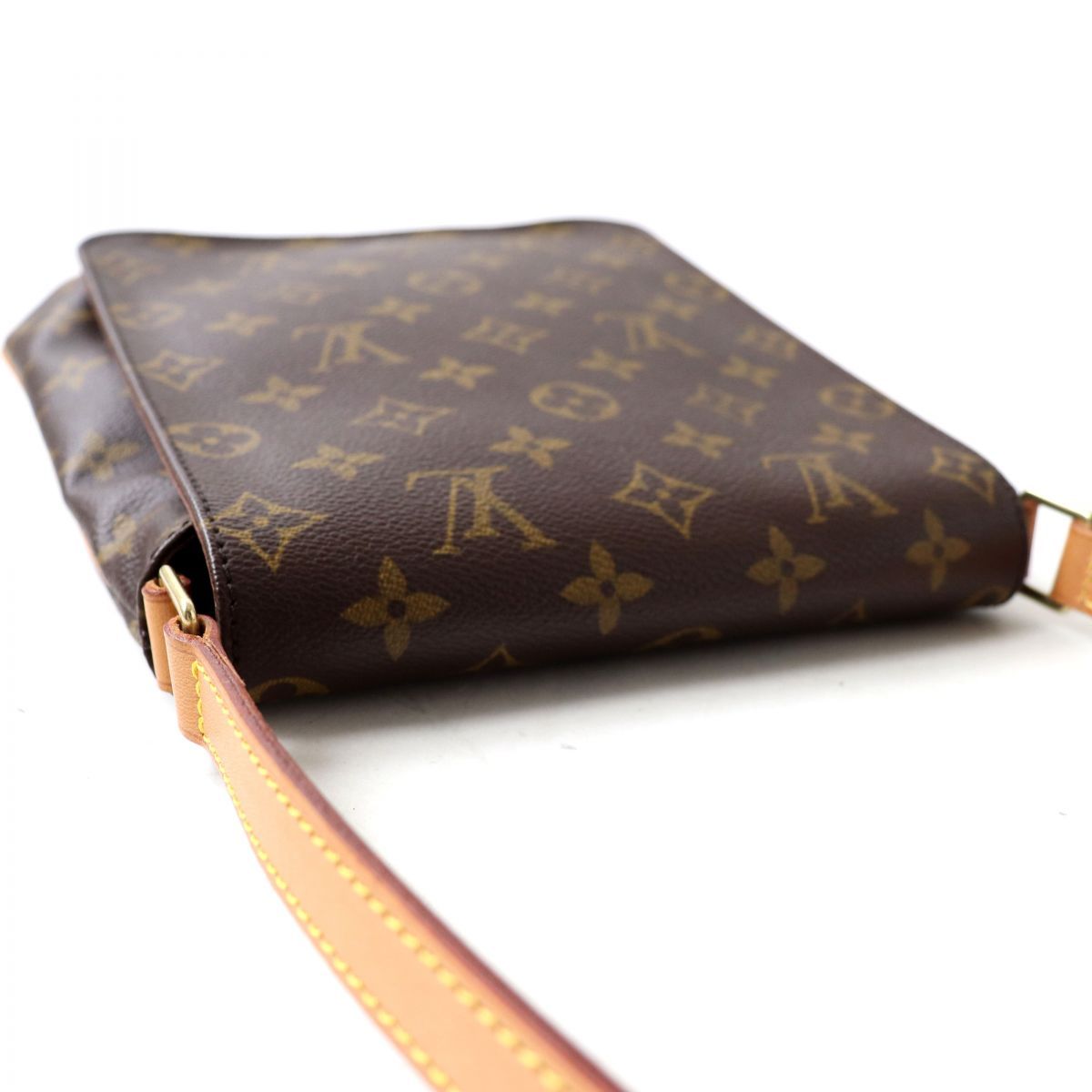 美品◎USA製 LOUIS VUITTON ルイヴィトン M51258 レディース モノグラム ミュゼット・サルサ ショート ショルダーバッグ  ブラウン 保管袋付