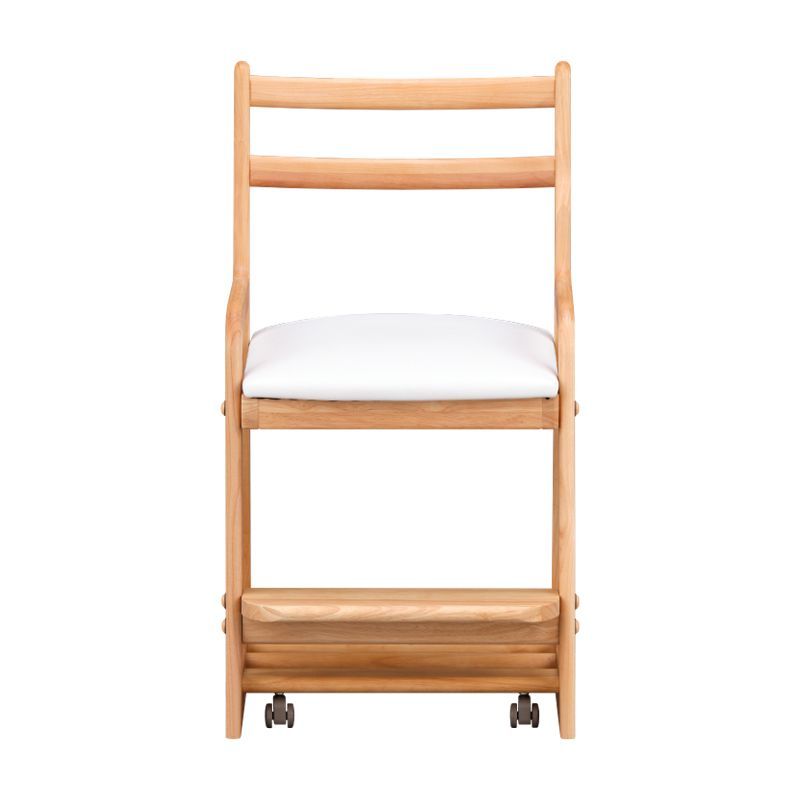 キッズチェア 学習チェア 学習イス チェア イス 木製 高さ調整機能 LIFE-2 DESK CHAIR NA WH