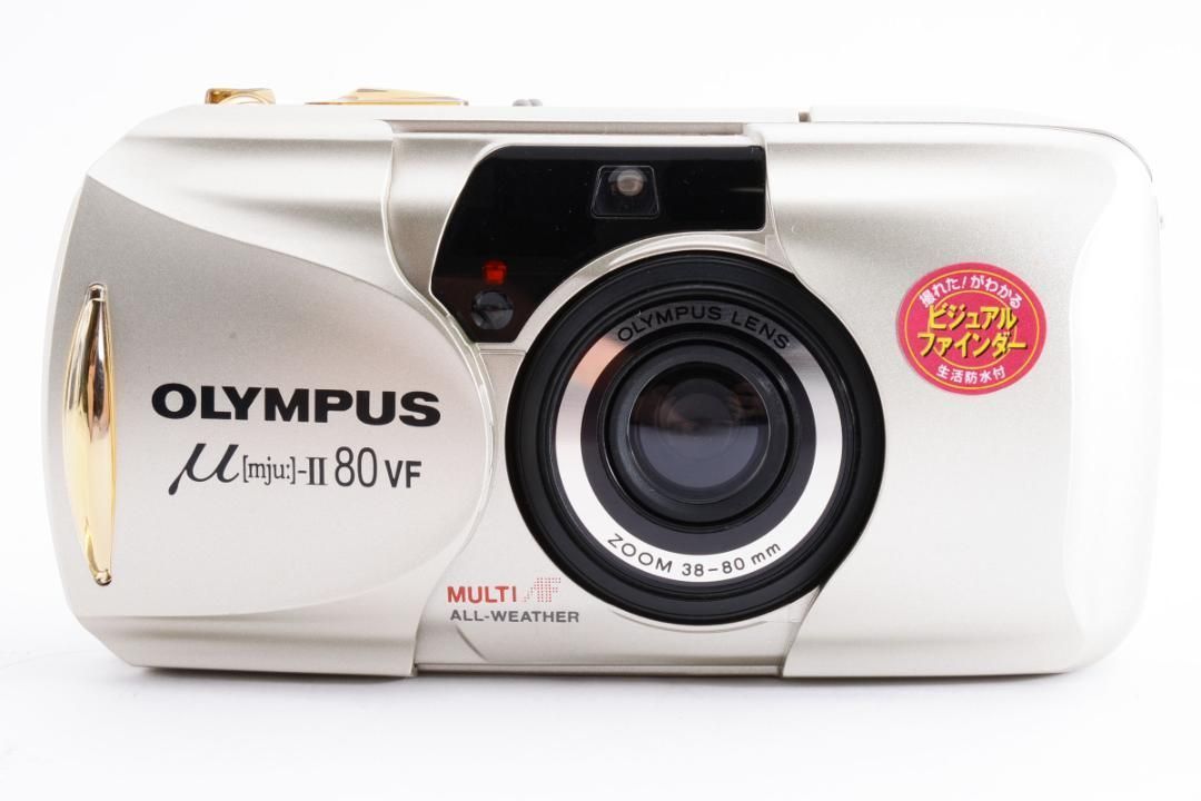 OLYMPUS μ-II 80 VF 本体 リモコン付 Olympus μ Ⅱ 80 VF 【行董】OLYMPUS/オリンパス μ-Ⅱ80VF フィルム