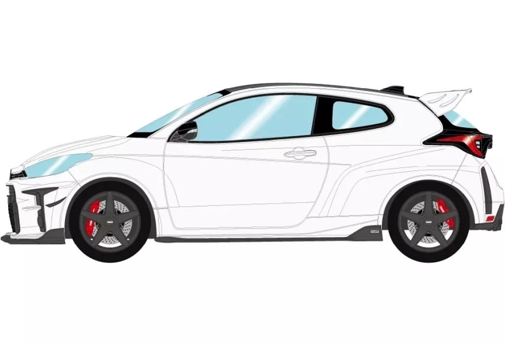 ミニカー 1|43 TOM’S GR Yaris 2021 スーパーホワイト2 EM704A