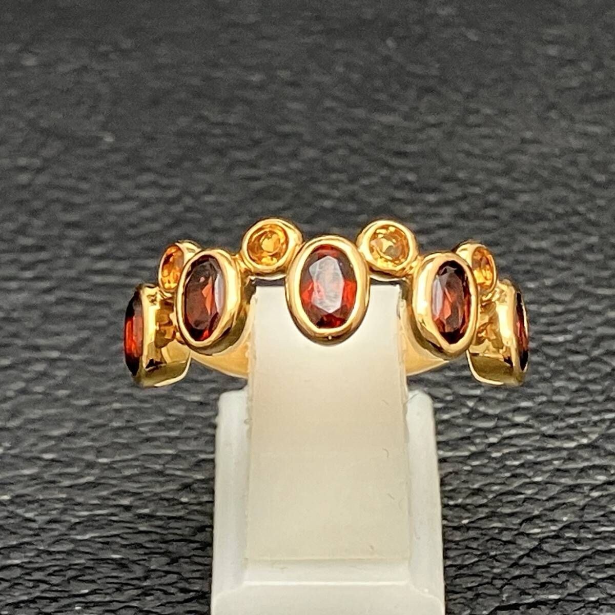 1円 ルジアダ K18イエローゴールド デザイン リング HG968