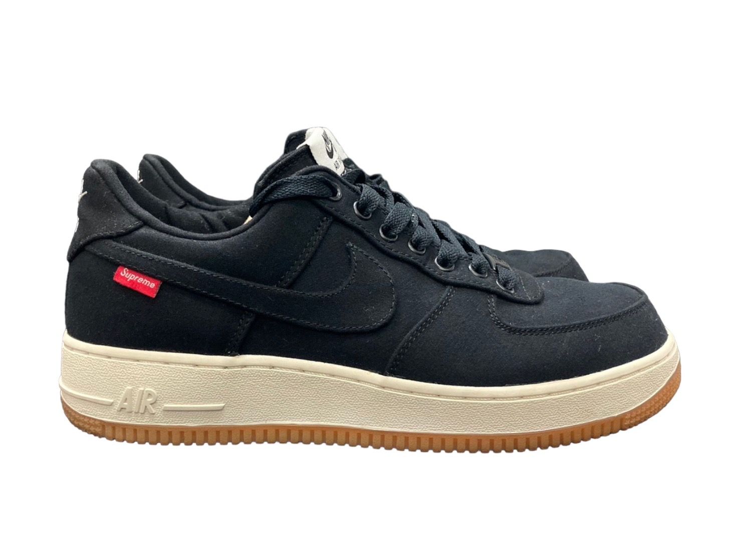 NIKE (ナイキ) ×Supreme (シュプリーム) AIR FORCE 1 LOW PREMIUM 08 NRG エアフォース  573488-090 26.5cm US8.5 スニーカー ブラック メンズ /027