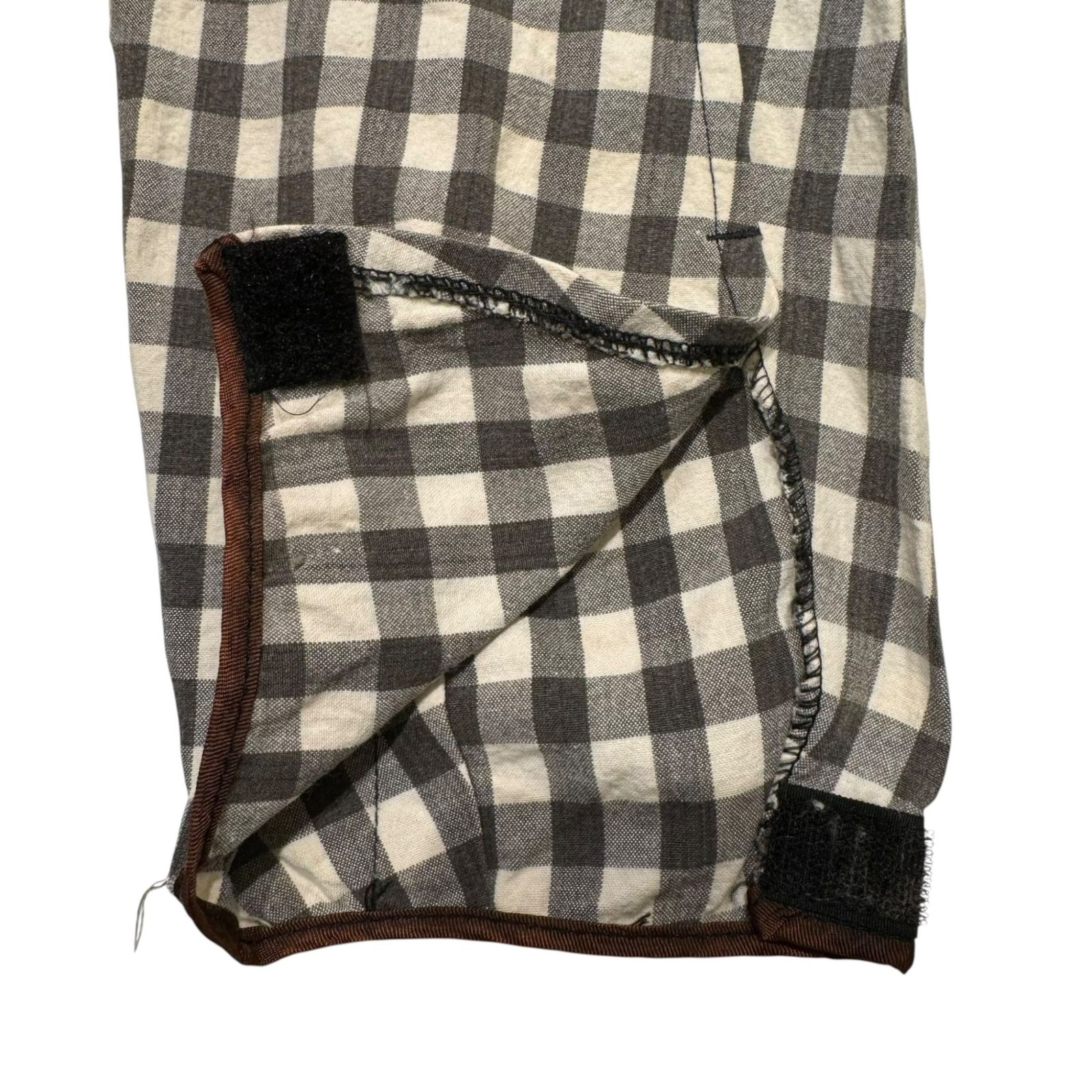 GUCCI ヴィンテージ ジョッパーズパンツ 42 GUCCI (グッチ) OLD GGボタン チェック柄ジョッパーズパンツ