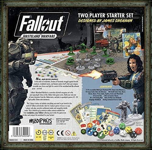 Wasteland 4枚セット　英語　その2 ミニチュアゲーム Fallout Wasteland Warfare Starter Set 英語