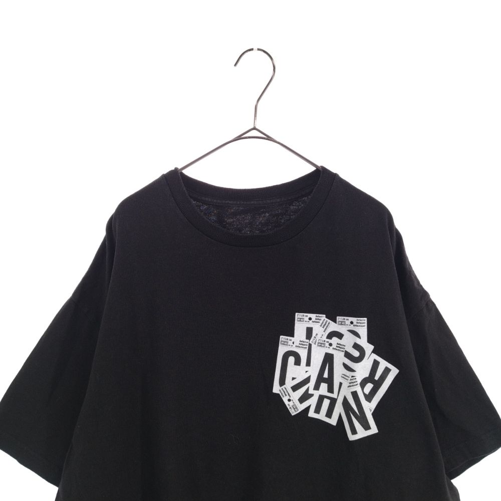 MERCEDES ANCHOR INC (メルセデス アンカー インク) Reflective Letter リフレクティブレター  プリント半袖Tシャツ ブラック - メルカリ