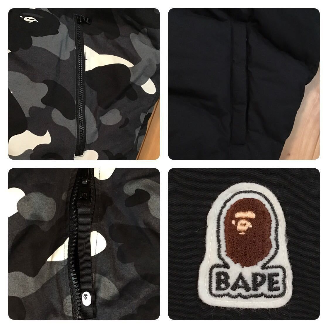 ☆蓄光☆ リバーシブル ダウンジャケット Lサイズ city camo a bathing