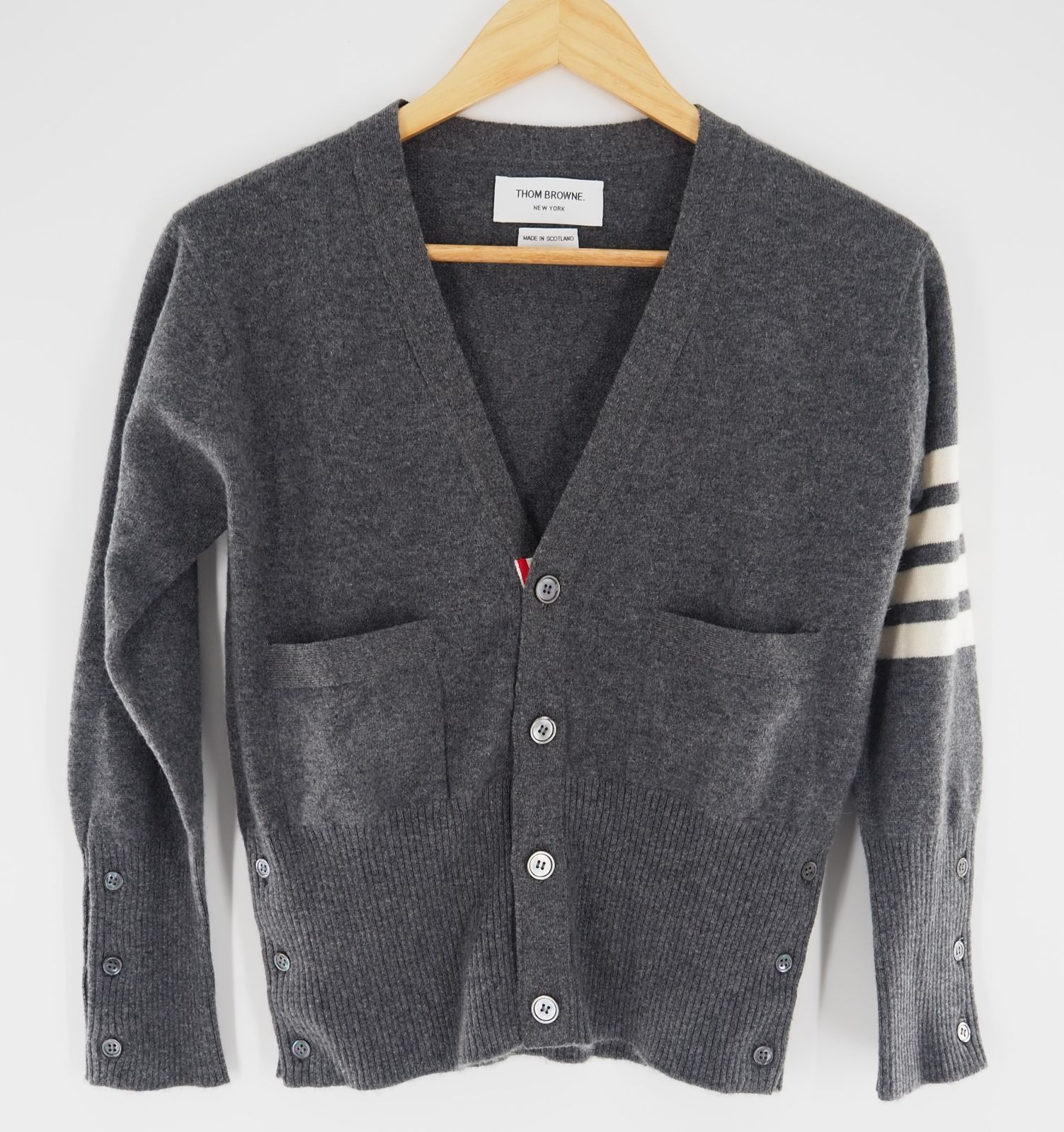 り*ー様 THOMBROWNE トムブラウン カシミヤニット ダークグレー THOMBROWNE トムブラウン カシミヤニット ダークグレー