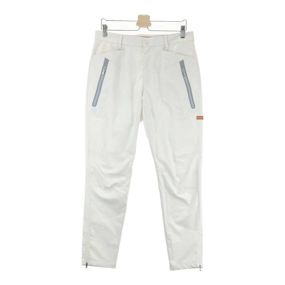 サイズ：L TAYLOR MADE テーラーメイド ×UNITED ARROWS ロングパンツ 裾ジップ  ホワイト系 [240101443520] ゴルフウェア メンズ ストスト サイズ：L TAYLOR MADE テーラーメイド ×UNITED ARROWS ロング