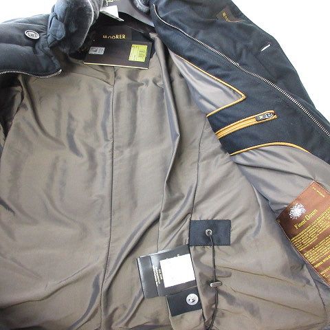 ムーレー タグ付き MORRIS-L ダウンジャケット コート ウール カシミヤ 