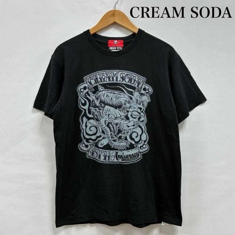 クリームソーダ  50周年記念シャツ Cream Soda 50周年記念 Tシャツ ブラック - メルカリ
