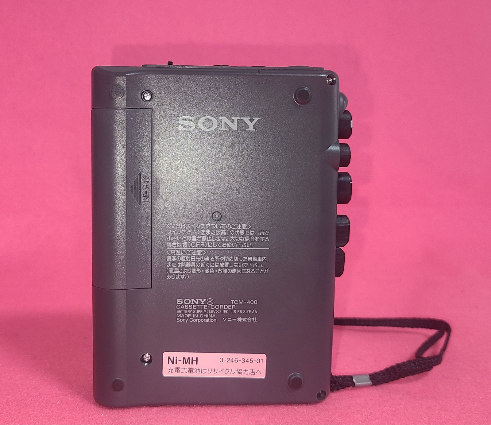 新品未使用　SONY TCM-410 Yahoo!オークション -「sony tcm410」の落札相場・落札価格