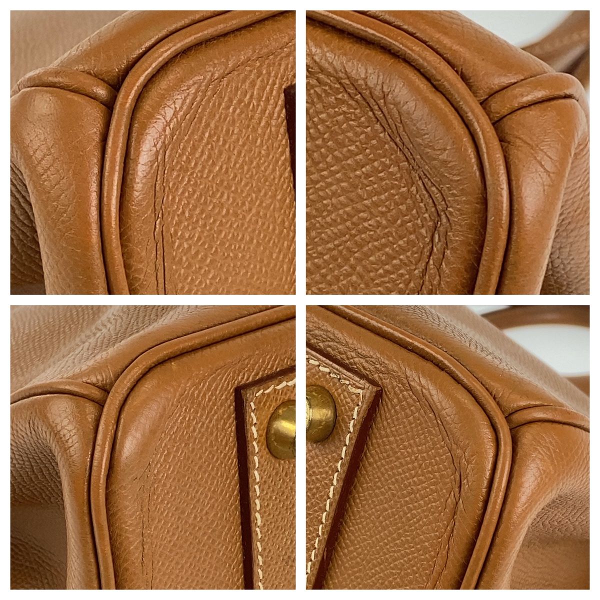HERMES エルメス バーキン40 ゴールド ライトブラウン ゴールド金具 