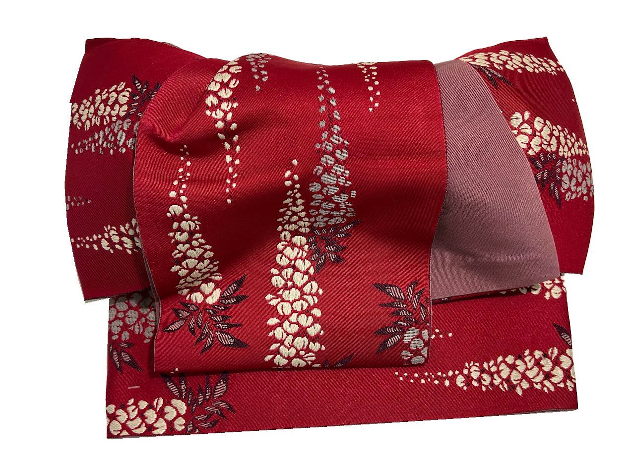 単衣 紬着物 七宝繋ぎ 花七宝 空色鼠 トールサイズ K-5121.5wt 花 七宝