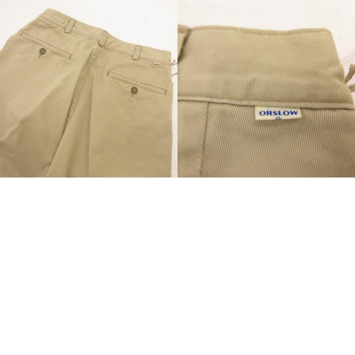 姫路東店】 中古 orSlow | オアスロウ チノパンツ Two Tuck Wide