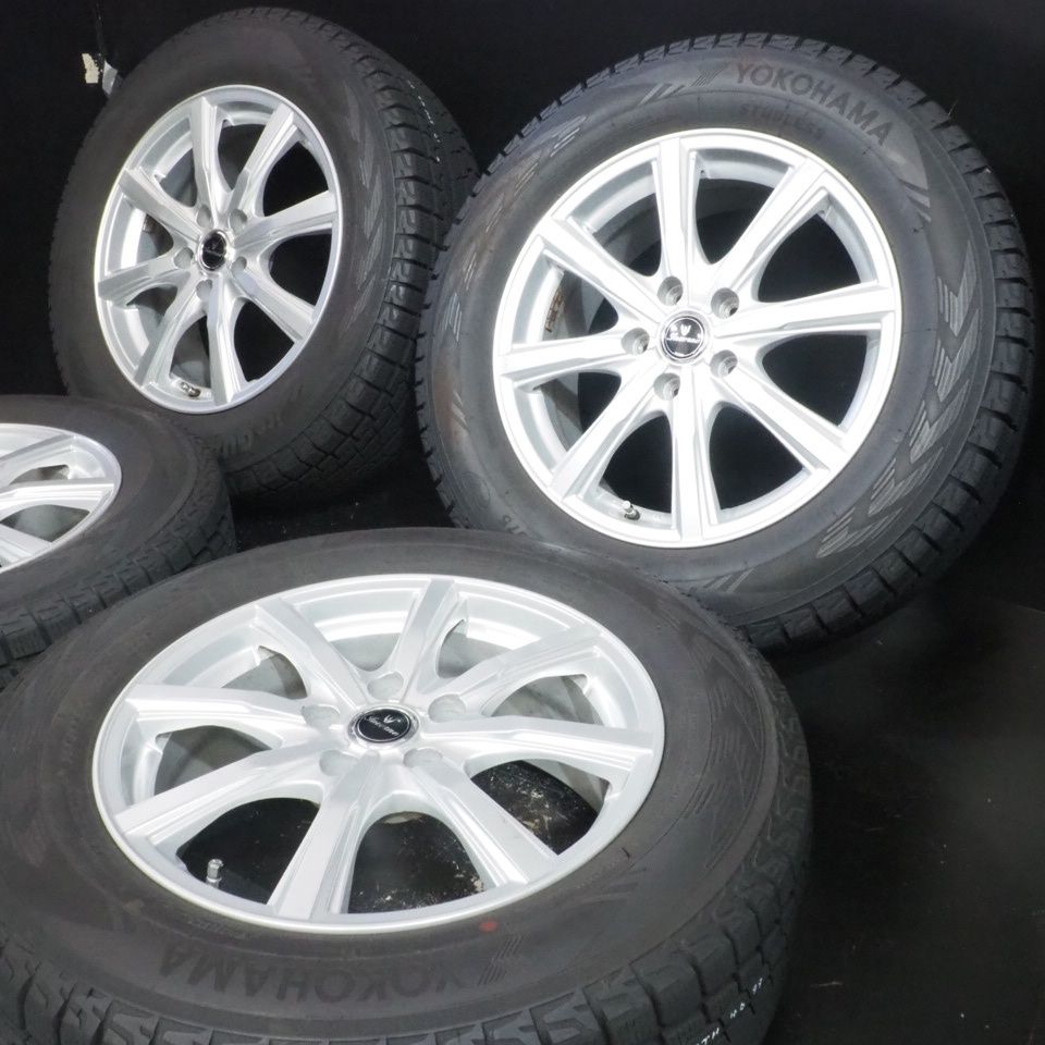 20年製 バリ山 ヨコハマ iceGUARD G075 / INVERNO 【 225/65R17 / 7J +48 114.3 5H 4本 】  スタッドレス エクストレイル CX-5 CX-8等 - メルカリ