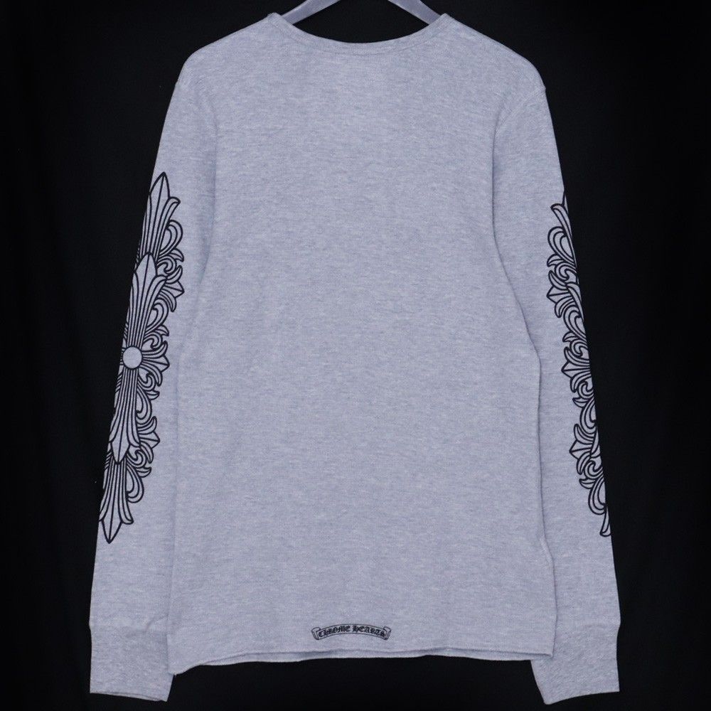CHROME HEARTS ホースシュー フローラル クロス サーマル ロンT 未使用 CHROME HEARTS ホースシューフローラルクロスサーマル