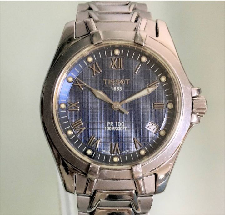 ☆稼動品☆TISSOT ティソ☆1853 PR100☆P660/760M☆ネイビー文字盤