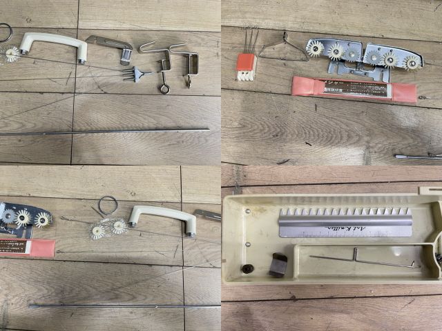 編み機【中古】ART編機 MODEL DX-1000 クリーム色系 手芸 編み物