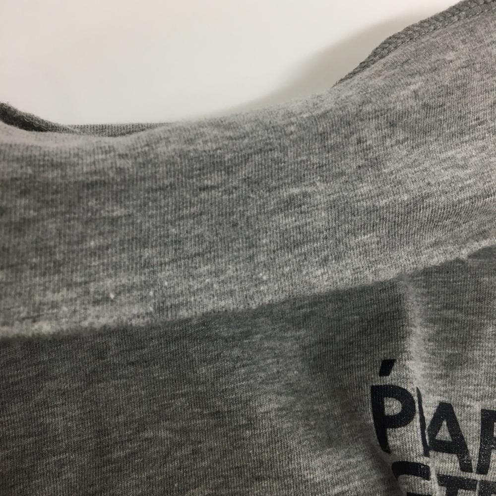 長袖ハイネックシャツ 杢グレー