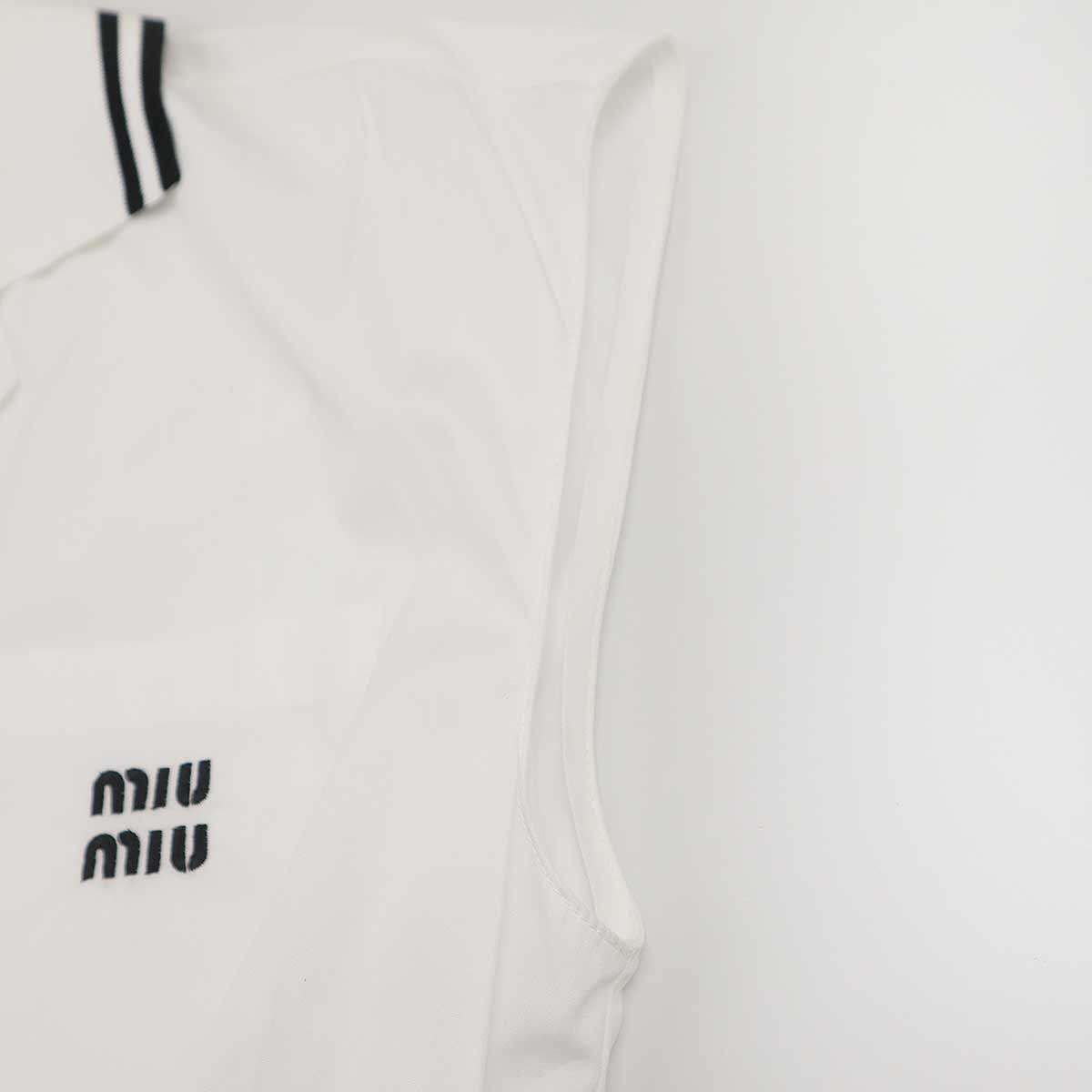 miu miu ミュウミュウ ポプリン ミディドレスワンピース MF4980