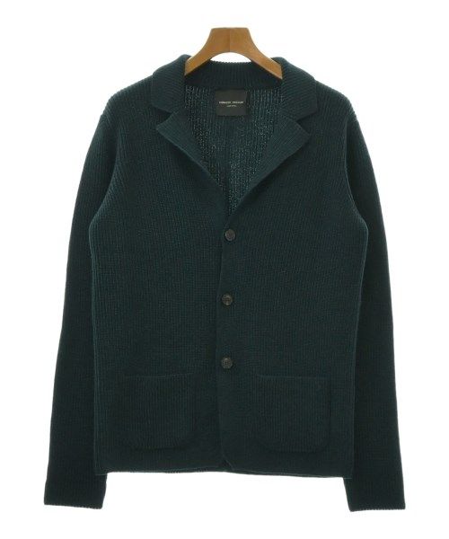 マークアンドロナ メンズ 長袖 カーディガン グレー カシミヤ100% スカル マークアンドロナ メンズ 長袖 カーディガン グレー カシミヤ100