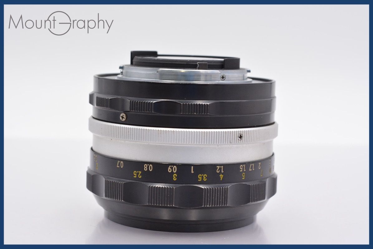 【美品】Nikon Ai 50mm f1.4 純正キャップ&フィルター付き ☆良品☆ ニコン Nikon NIKKOR-S C Auto 50mm F1.4 非Ai 前後