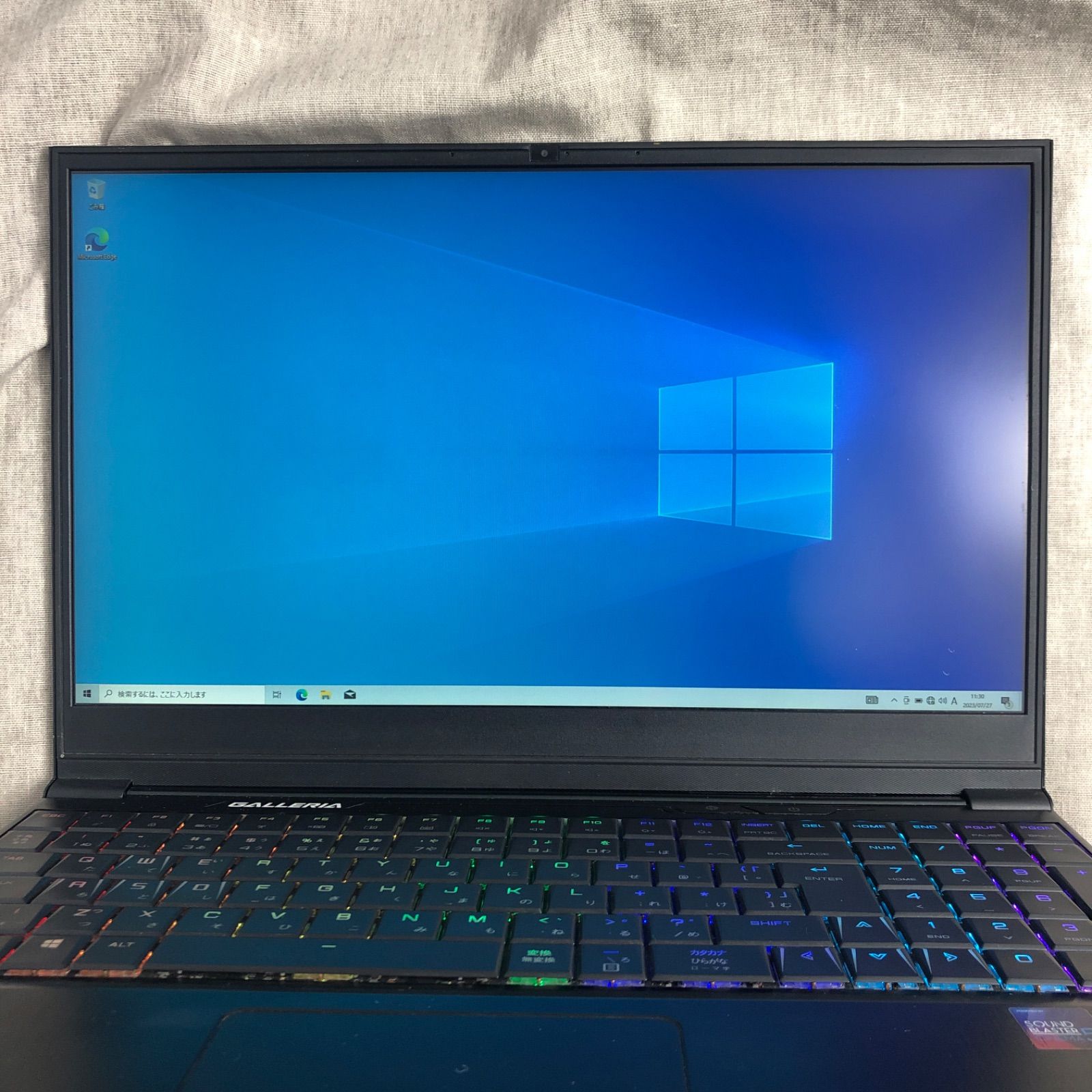 ◇ジャンク品◇ガレリア GALLERIA GCR2070RGF-E【i7-9750H/RTX2070