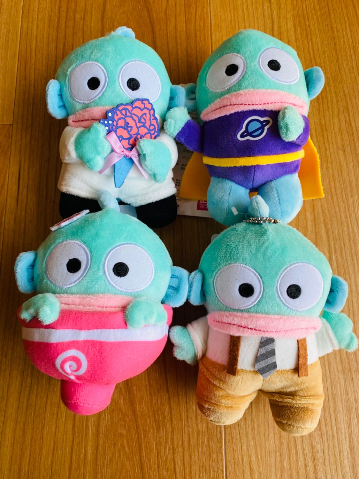 アベイル　ハンギョドン　バ－スディ記念ぬいぐるみ マスコットチャー ム7点セット アベイル ハンギョドン バ－スディ記念ぬいぐるみ マスコットチャー ム