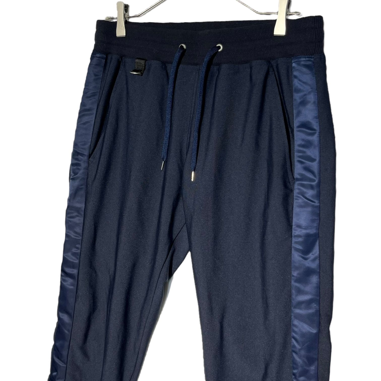 EUROKENVY(ユーロケンビー) Nylon side line switching jogger pants ナイロン サイドライン 切替  ジョガー パンツ XL ネイビー スウェット - 爆買い正規品