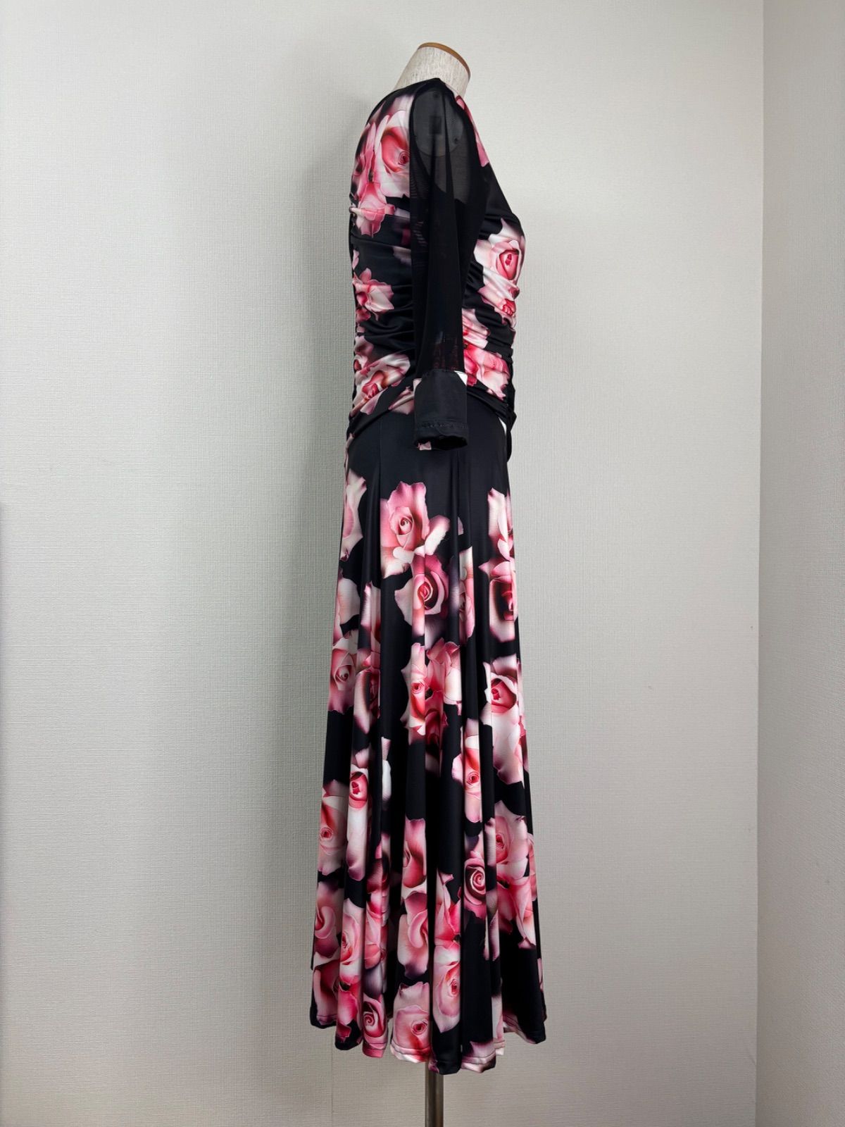 新品》社交ダンス シャーリングデザイン ファッション ワンピース