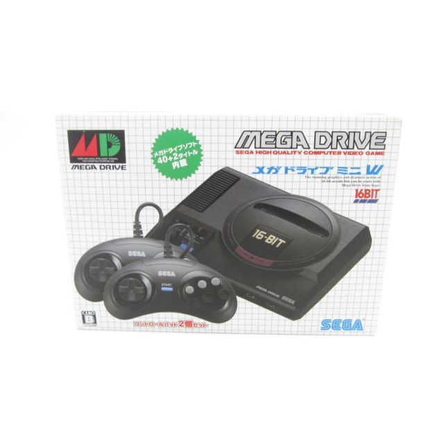 メガドライブミニW MEGA DRIVE レトロゲーム ∠UR981