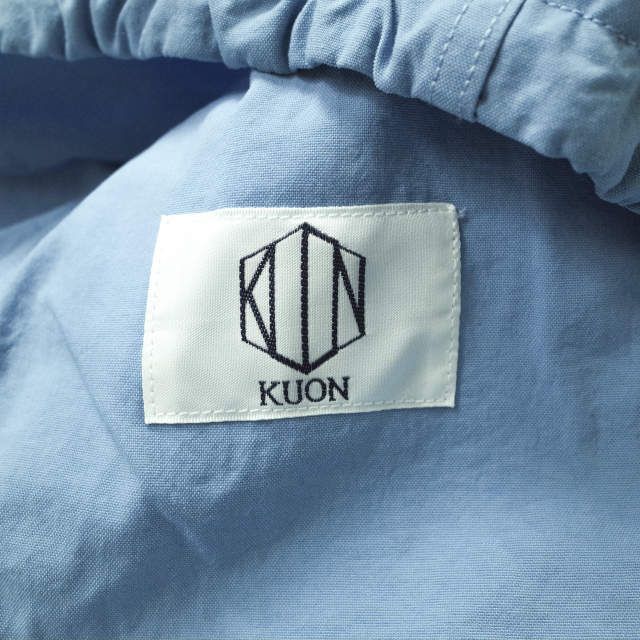 KUON クオン 日本製 オニベジ藍染ナイロン ドリズラージャケット 1801 
