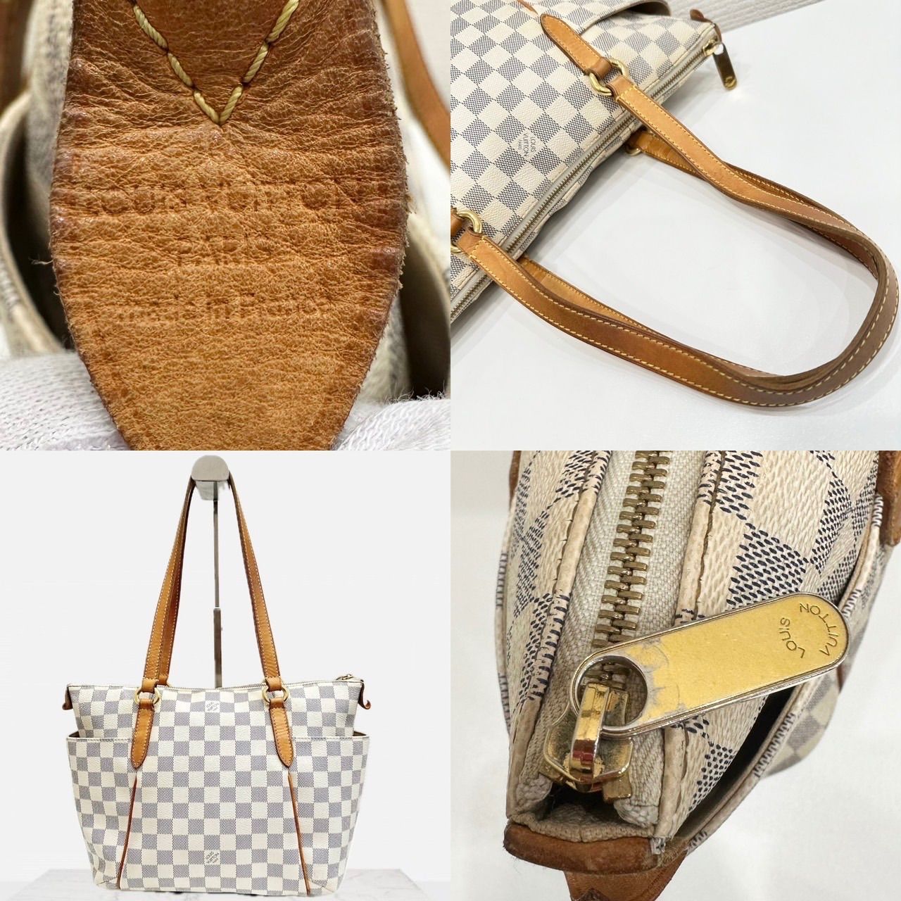 人気】ルイヴィトン LV LOUIS VUITTON トータリーPM ショルダーバッグ ダミエ アズール ホワイト N51261 - メルカリ