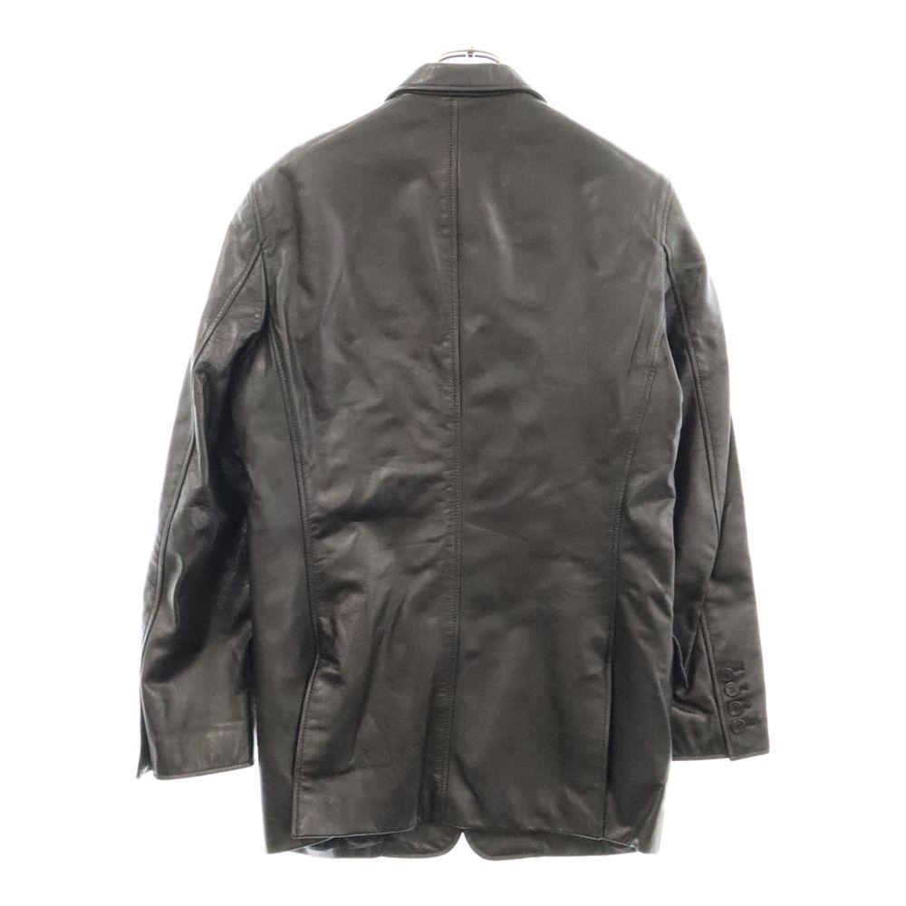 Paul Smith (ポールスミス) レザー テーラードジャケット ブラック