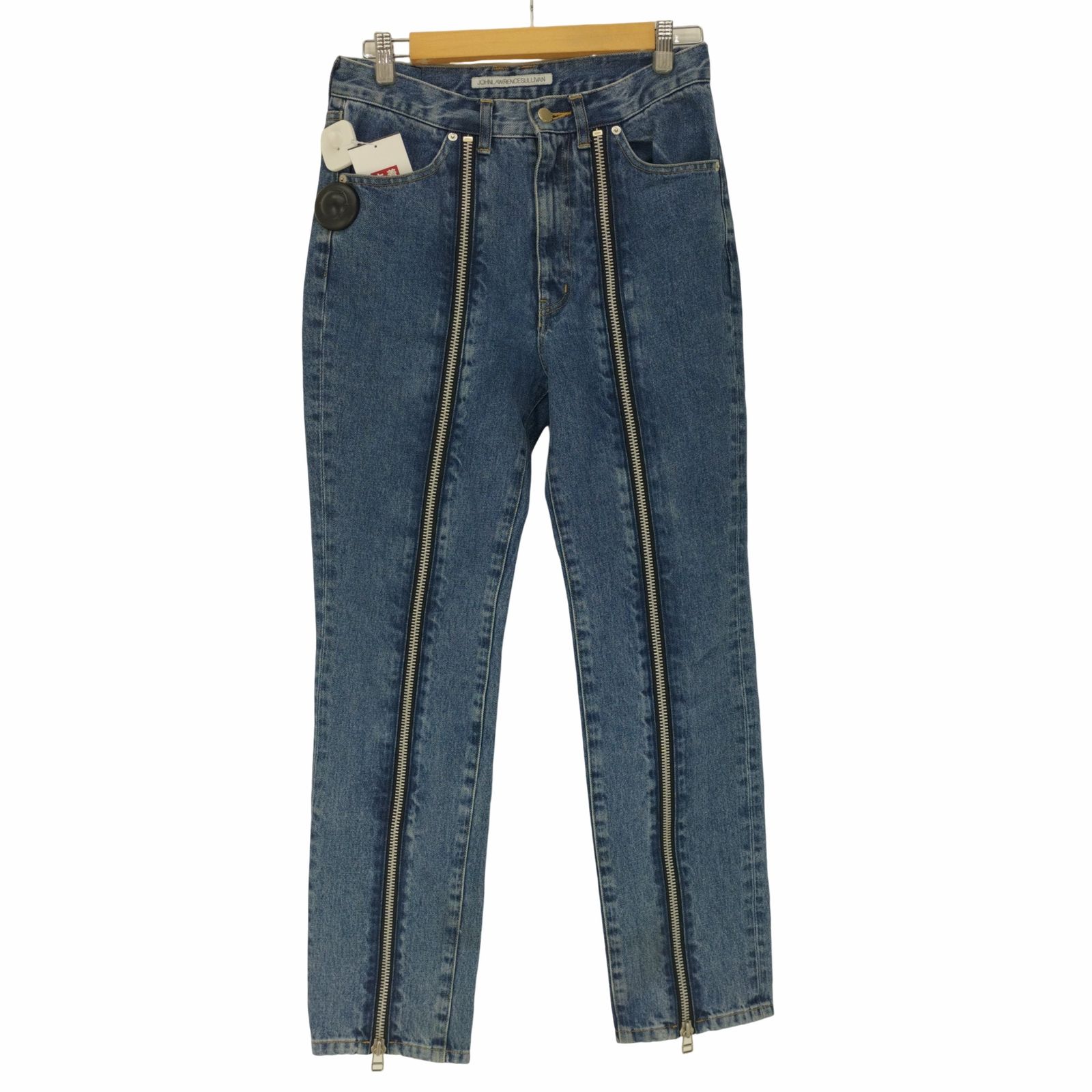ジョンローレンスサリバン JOHN LAWRENCE SULLIVAN 19SS WASHED DENIM ZIPPED PANTS メンズ JPN：46 