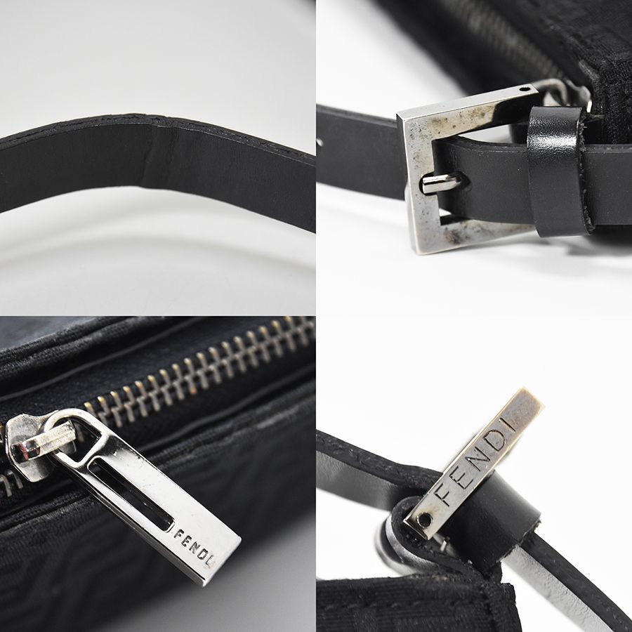 ABランク】 FENDI フェンディ アクセサリーポーチ ハンドバッグ ミニ