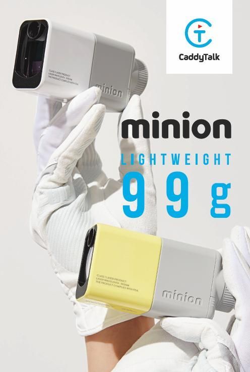 ゴルフ距離測定器 CaddyTalk minion キャディトーク ミニオン ヤード | メートル レーザー距離計 ゴルフ 距離計 充電式 距離計測器 スピード測定 レーザー測定器 計測器 ゴルフ距離計測 飛距離計 ゴルフレーザー距離計 小型 軽量 コンパクト