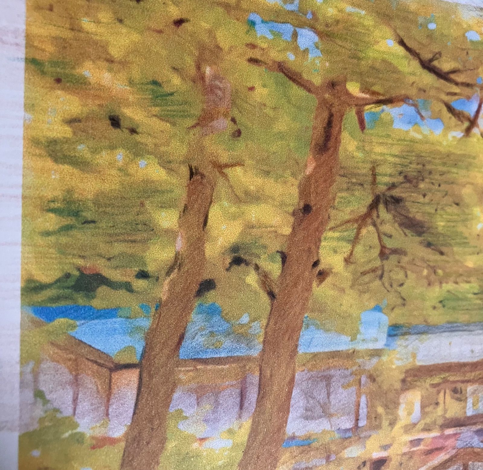 ジブリアート⑩千と千尋の神隠しより「四万の杜（しまのもり）積善館
