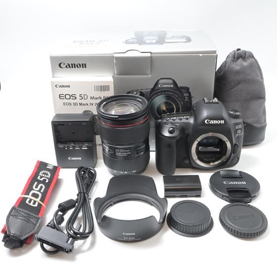 【極上品】 Canon EOS 5D Mark IV EF24-105L IS II USM レンズキット