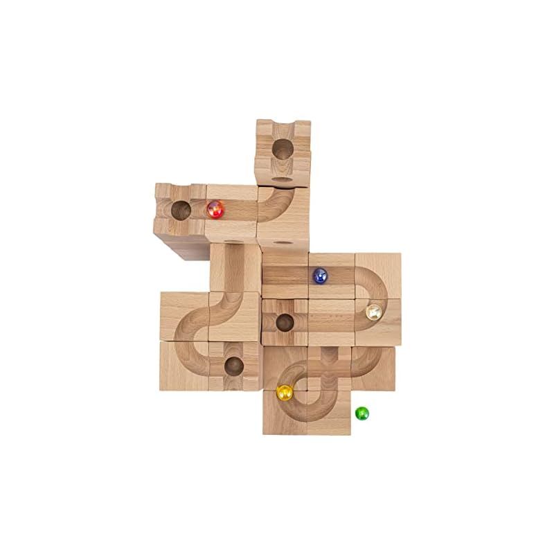 キュボロ スタンダード50 Cuboro Standard 50 50キューブ 大容量セット 204 玉の道 玉の塔 キッズ 木のおもちゃ 積み木 クボロ社 ブロック Starter sets 並行輸入品 1