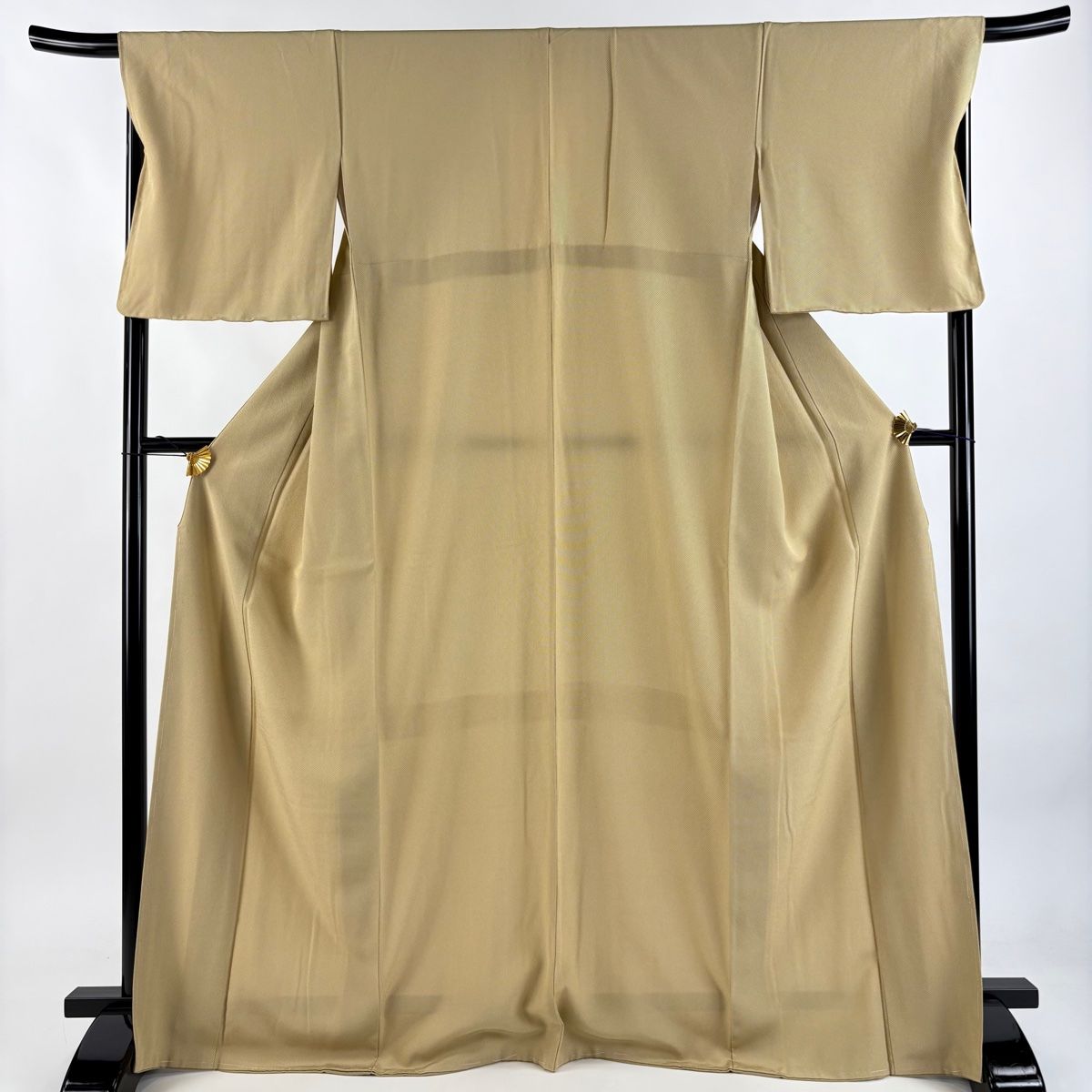 江戸小紋 身丈168.5cm 裄丈67.5cm L 袷 行儀 ベージュ 正絹